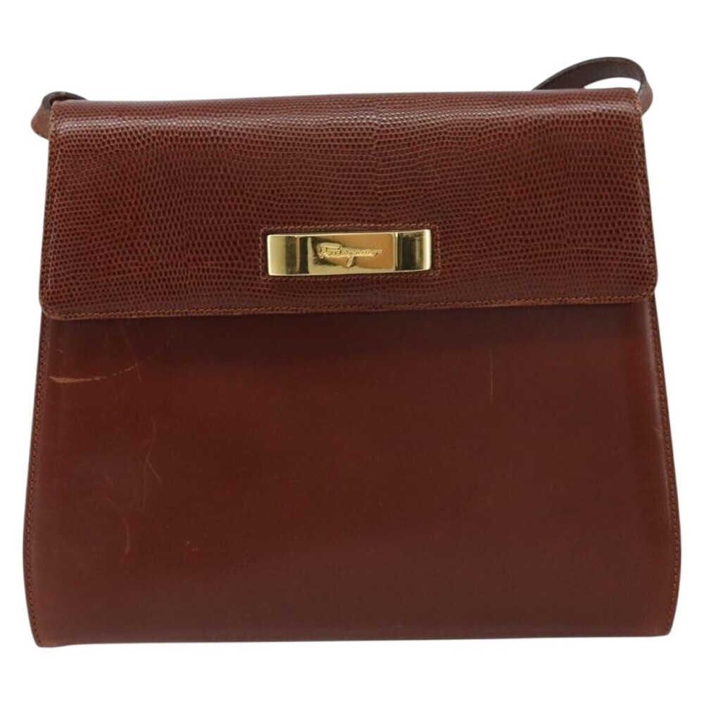 Salvatore Ferragamo Gancini Leather